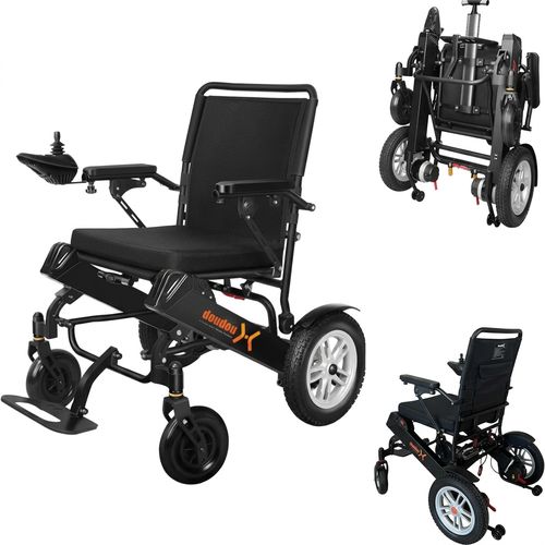 doudouX Brushless Foldable Electric Wheelchair dual motor all terrain