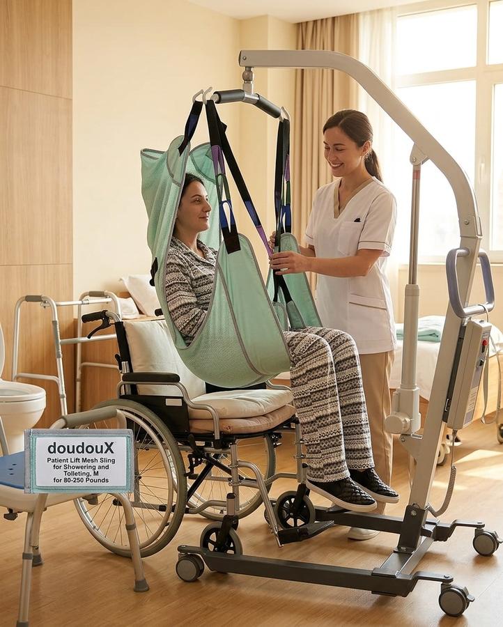 doudouX Mesh Commode Sling for shower