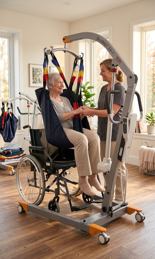 doudouX 3-in-1 Patient Lift 450 lb capacity